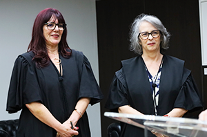 Leia mais sobre o artigo Dulce Maria Soler Gomes Rijo e Maria Fernanda Queiroz da Silveira tomam posse como desembargadoras da 2ª Região  